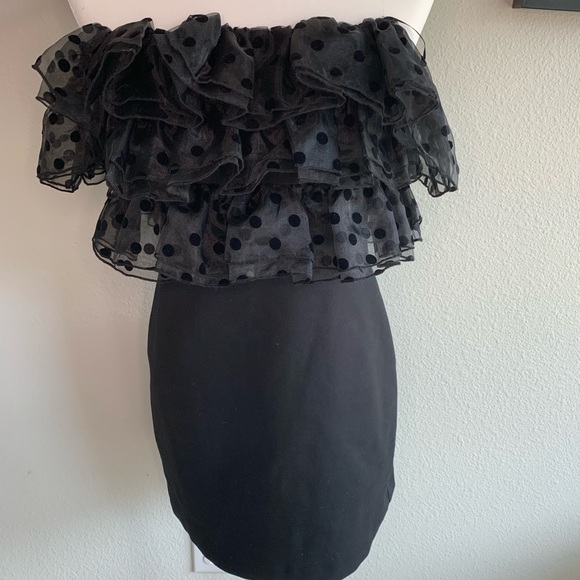 Zara Ruffled Mini Dress - Picture 6 of 7